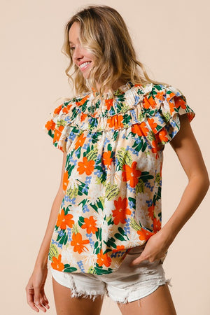 Bold Look Floral Top