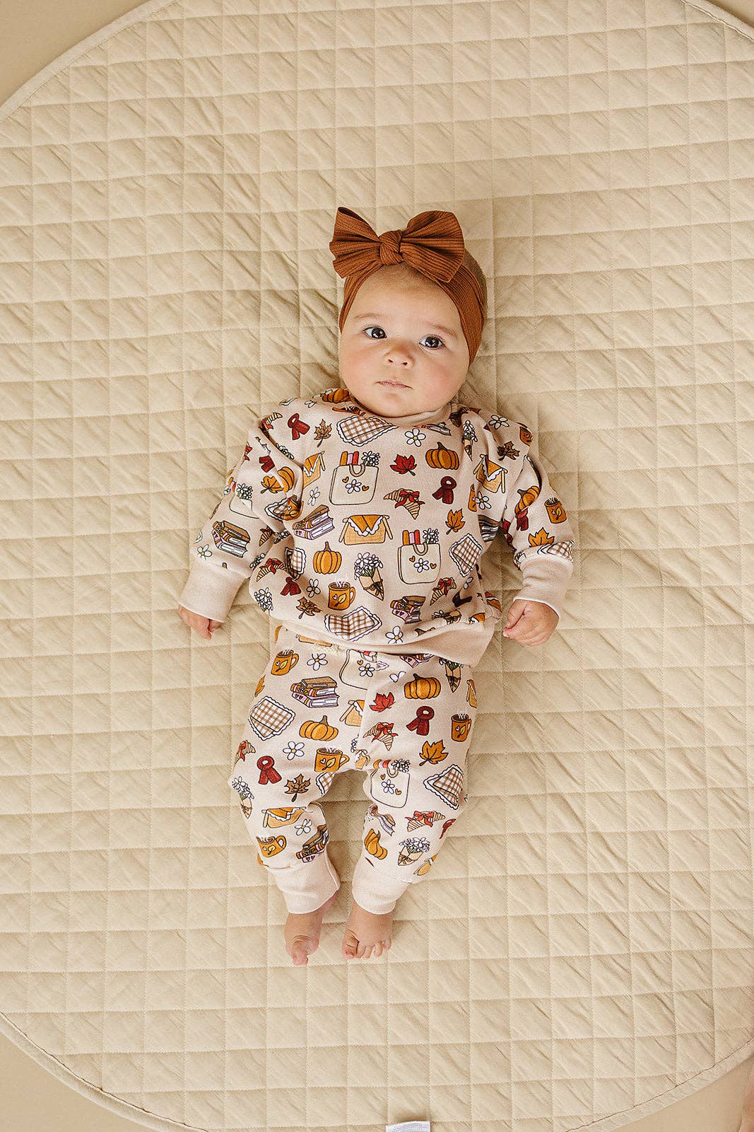 KIDS - Fall Picnic Jogger Set - Baby/Toddler