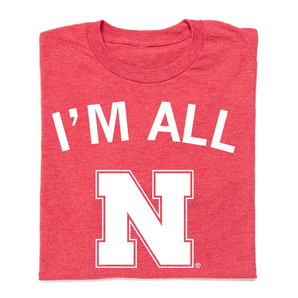 Nebraska: I'm All N Graphic Tee
