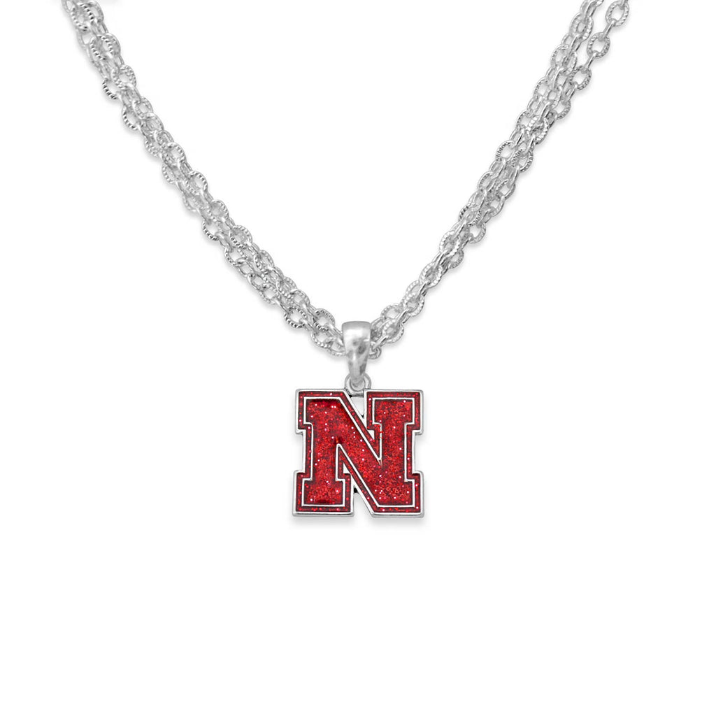 Nebraska Cornhuskers Game Day Glitter Necklace