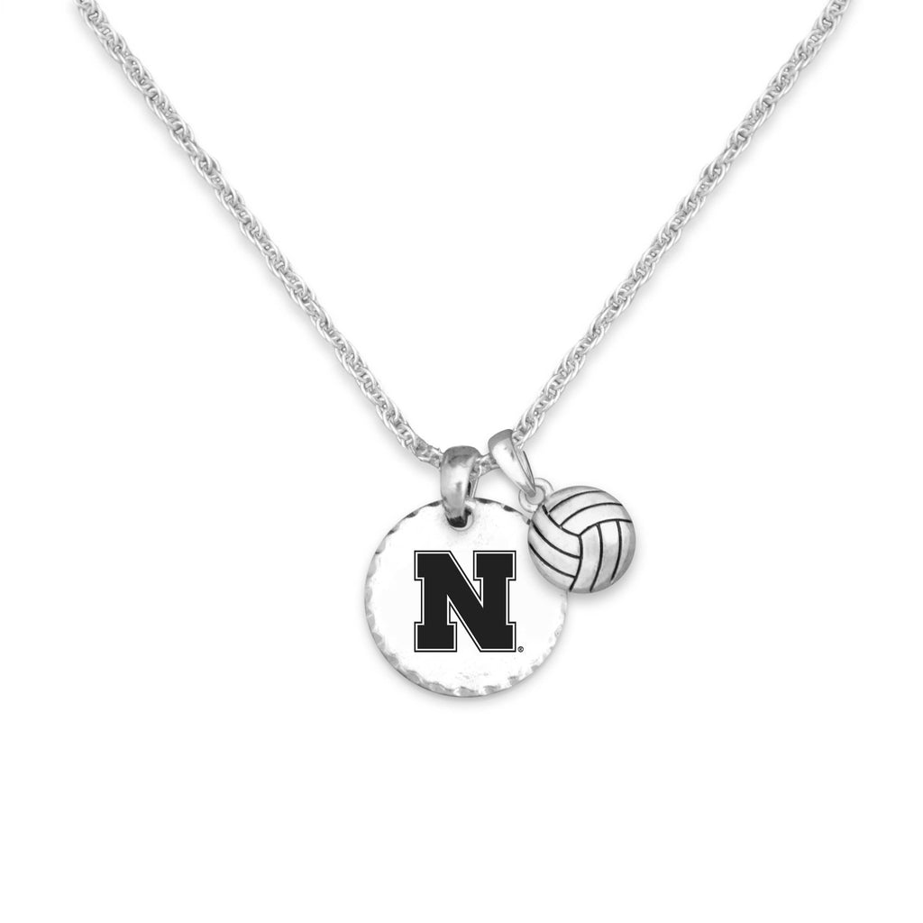 Nebraska Huskers Volleyball Necklace