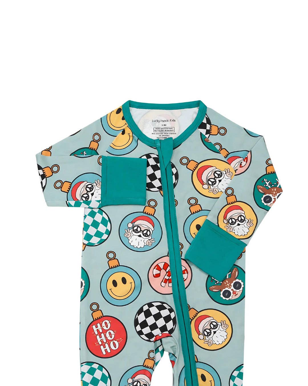 KIDS - Christmas Ornaments Romper - Baby