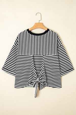 Bowknot Cutout Top
