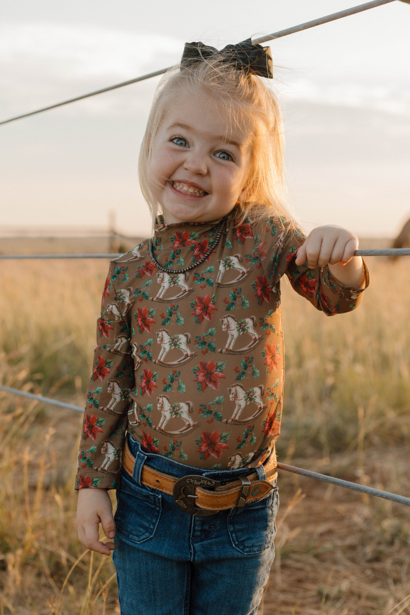KIDS - Mini Rockin’ Around the Ranch Mesh Top - Kids