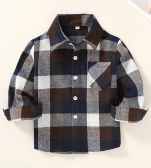 KIDS - Benson Plaid Shirt - Baby/Toddler