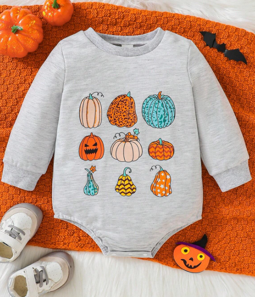 KIDS - Halloween Graphic Onesie - Baby