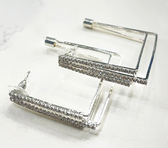 The Leslie Earrings - Silver