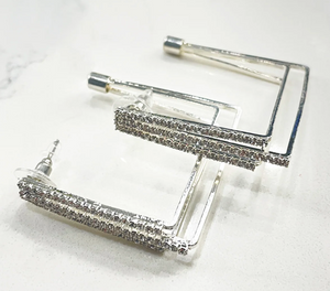 The Leslie Earrings - Silver