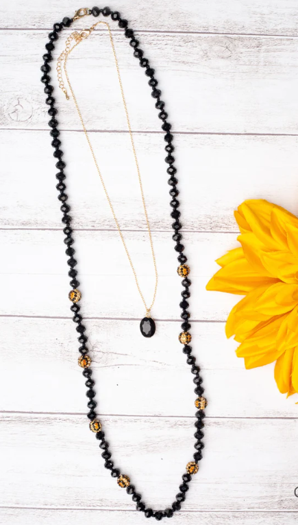 The Laurie Necklace - Black
