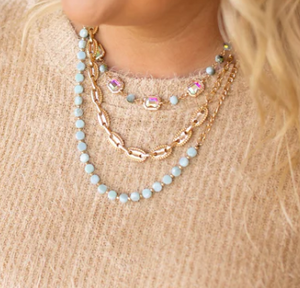 The Stella Necklace - Blue