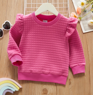 KIDS - Textured Pullover Top - Toddler/Kids