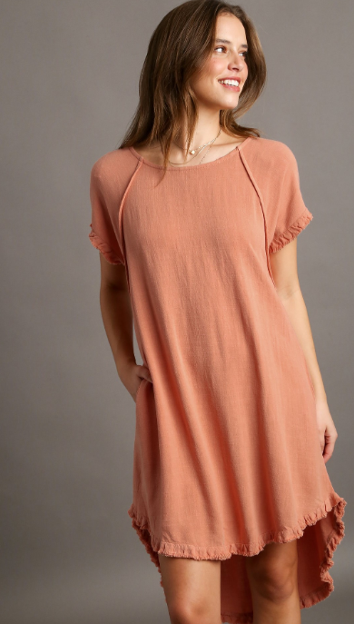 My Eyes On You Dress - Apricot