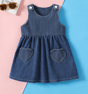 KIDS - Denim Dress - Toddler/Kids Urban Chic Boutique - NE KIDS - Denim Dress - Toddler/Kids Urban Chic Boutique - NE