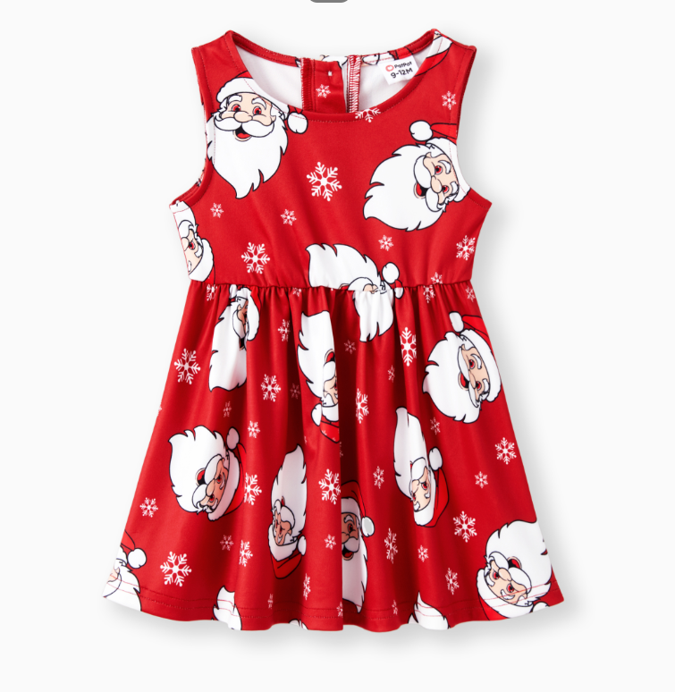 KIDS - Santa Red Dress - Toddler/Kids