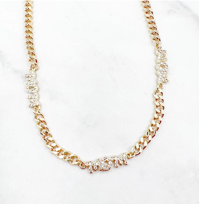 Mom Crystal Necklace - Treasure Jewels