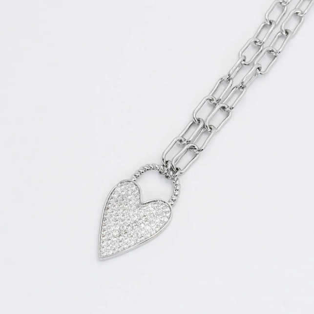 True Love Necklace - Silver - Treasure Jewels