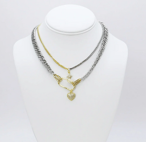 Hearts & Stars Necklace - Treasure Jewels