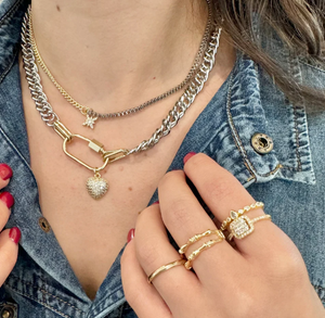 Hearts & Stars Necklace - Treasure Jewels