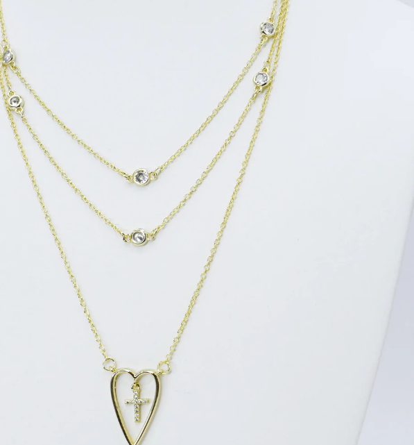 Faithful Hearts Necklace - Treasure Jewels