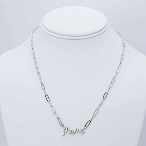 Mama Crystal Necklace - Silver - Treasure Jewels