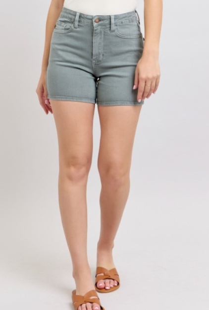 Remi Stone Blue Denim Shorts - Judy Blue