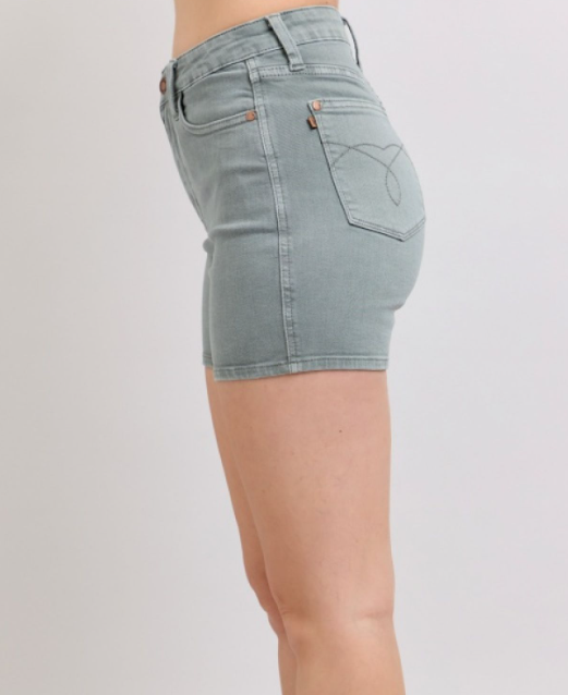 Remi Stone Blue Denim Shorts - Judy Blue