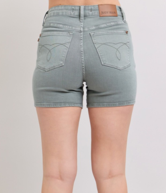Remi Stone Blue Denim Shorts - Judy Blue