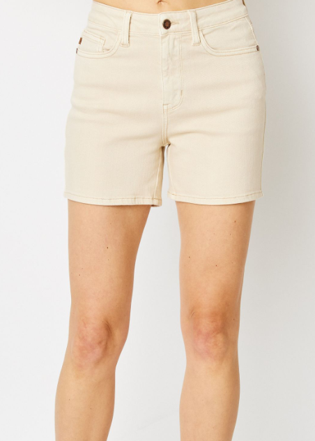 John Bone Denim Shorts - Judy Blue