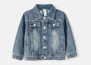 KIDS - "Mini" Lettered Denim Jacket - Baby/Toddler/Kid