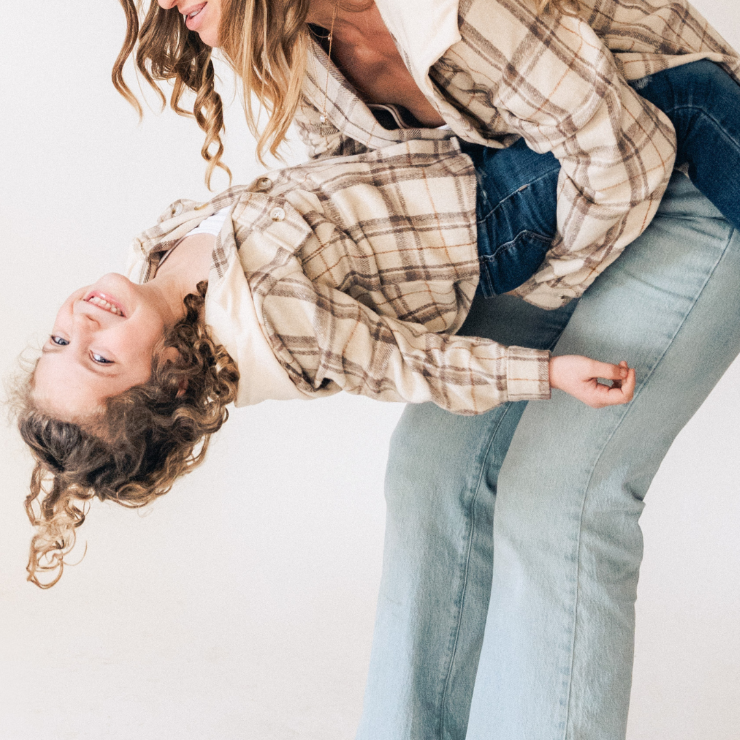 KIDS - Beige Flannel Top - Kids