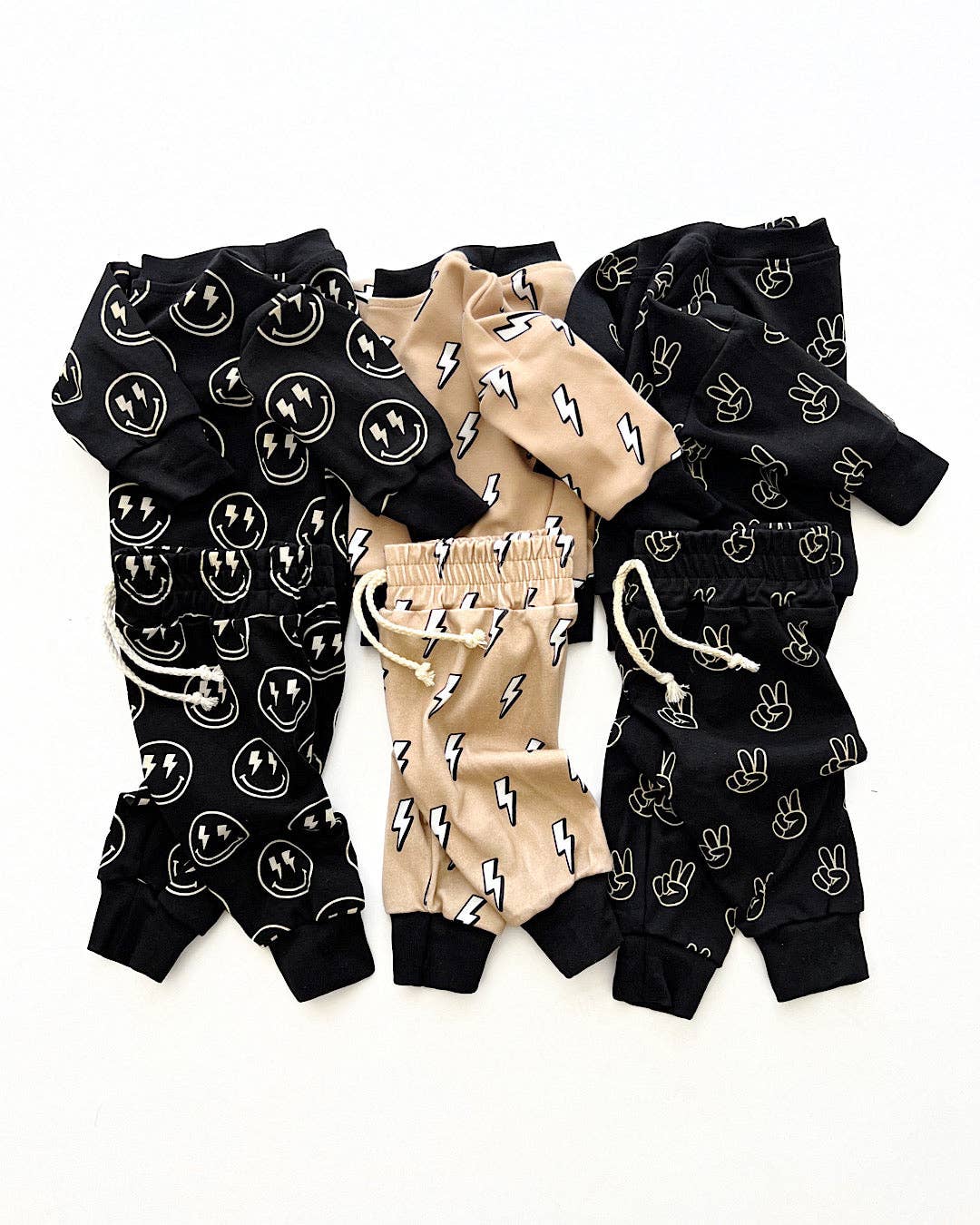 KIDS - Lightning Bolt Jogger Set - Baby/Toddler/Kids