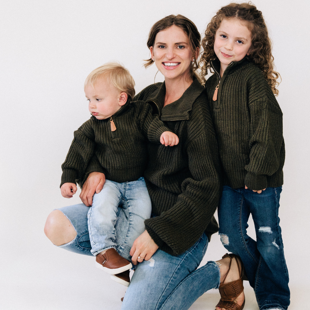 KIDS - Dark Green Sweater - Baby