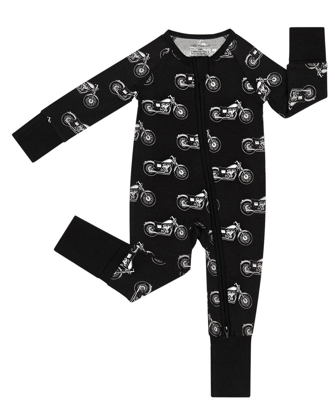 KIDS - Born to Ride Zip Romper - Baby