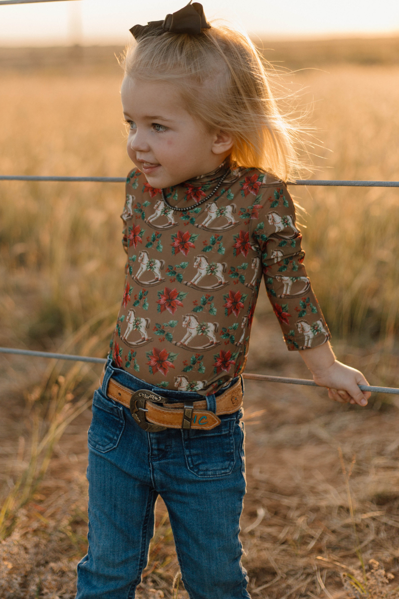 KIDS - Mini Rockin’ Around the Ranch Mesh Top - Kids