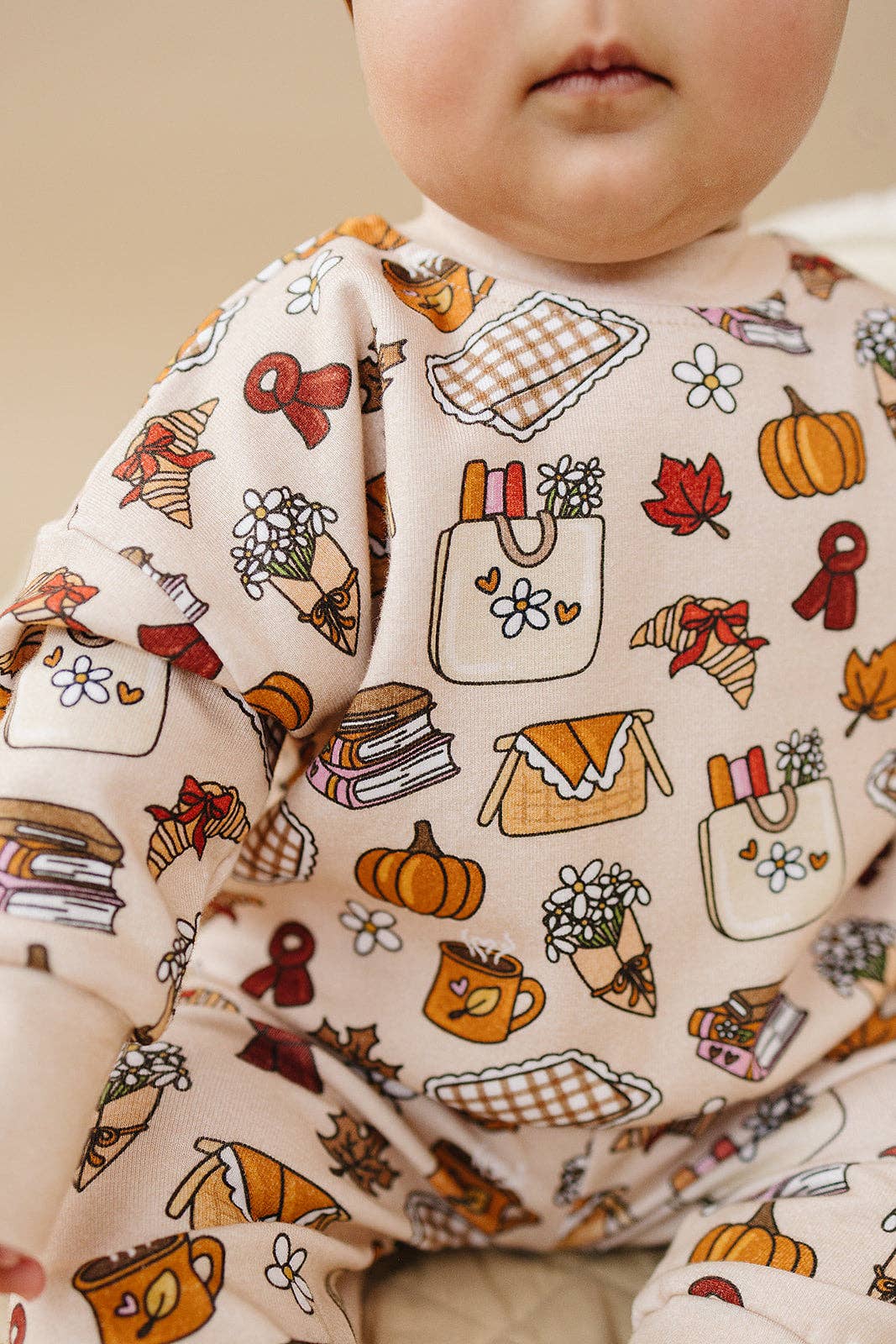 KIDS - Fall Picnic Jogger Set - Baby/Toddler