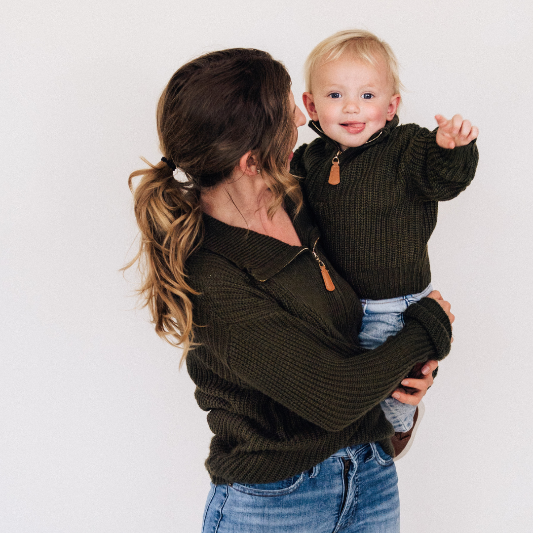 KIDS - Dark Green Sweater - Baby
