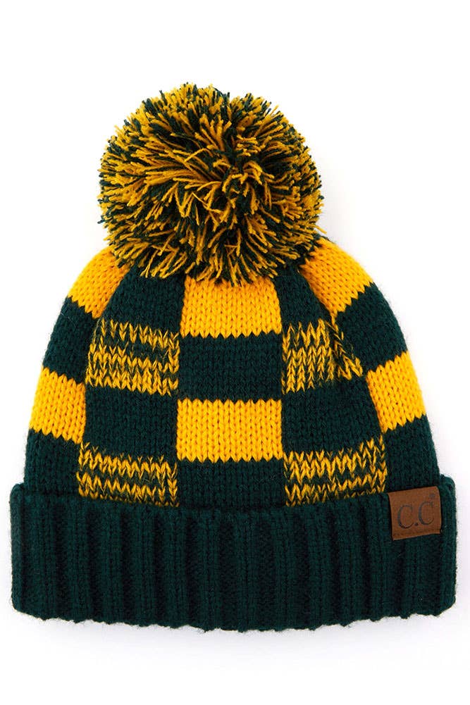 C.C Buffalo Check Beanie - Adult