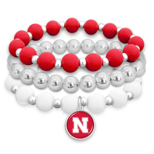 Nebraska Cornhuskers Amanda Stack Bracelet