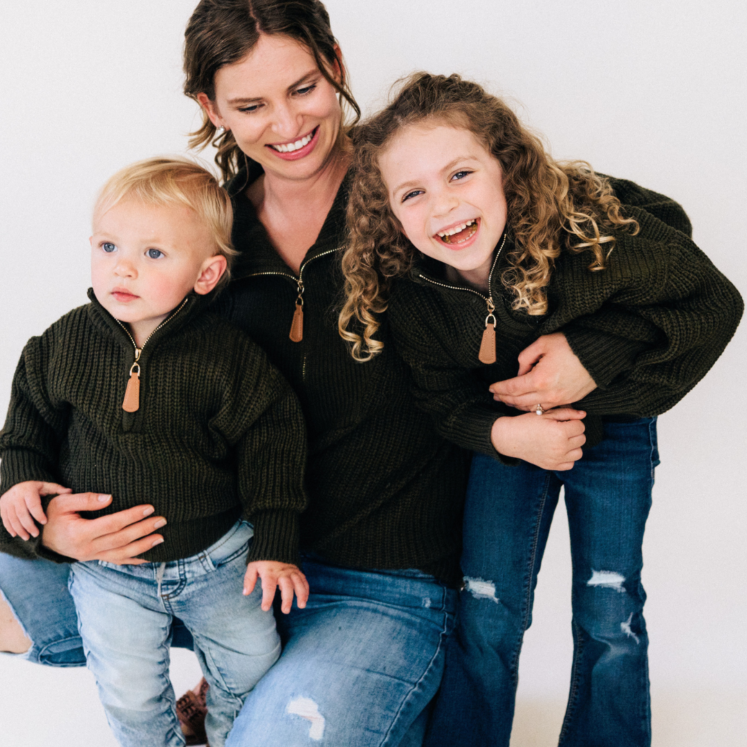 KIDS - Dark Green Sweater - Baby