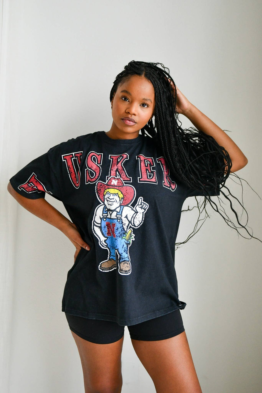 Nebraska Oversized Band Tee