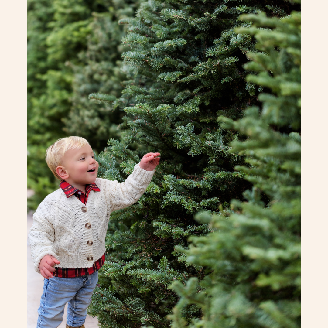 KIDS - Christmas Plaid Button Up Shirt - Kids