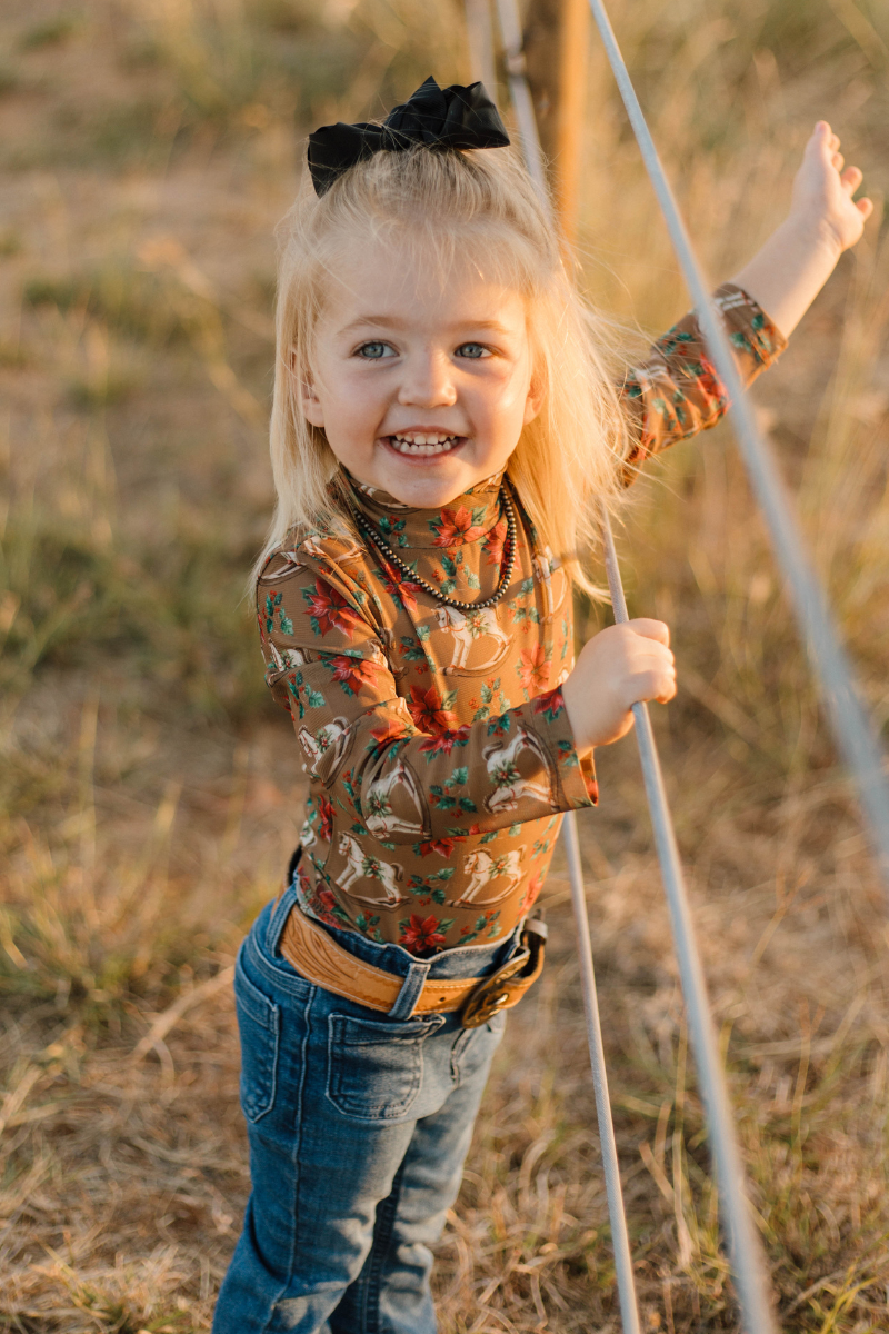 KIDS - Mini Rockin’ Around the Ranch Mesh Top - Kids