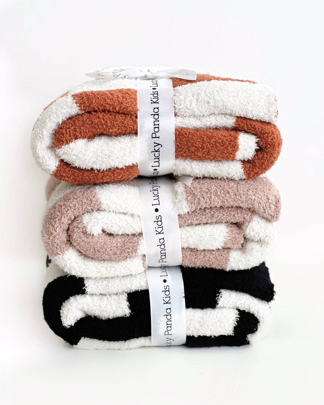 KIDS - Copper Checkered Blanket