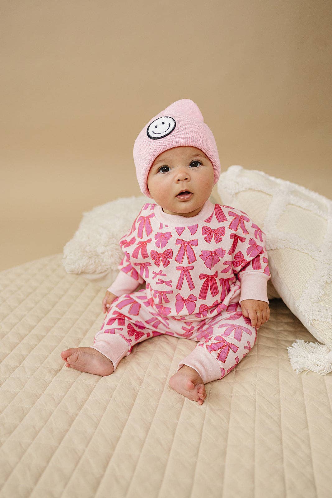 KIDS - Whimsy Bows Jogger Set - Baby/Toddler