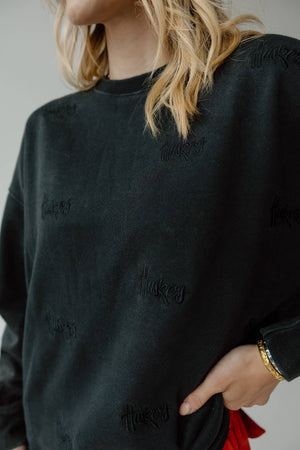 Embroidered Repeat Nebraska Sweatshirt