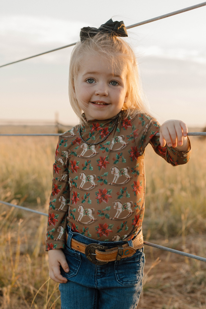 KIDS - Mini Rockin’ Around the Ranch Mesh Top - Kids