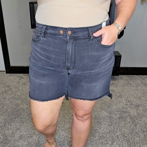 Oliver Denim Black Shorts - Judy Blue