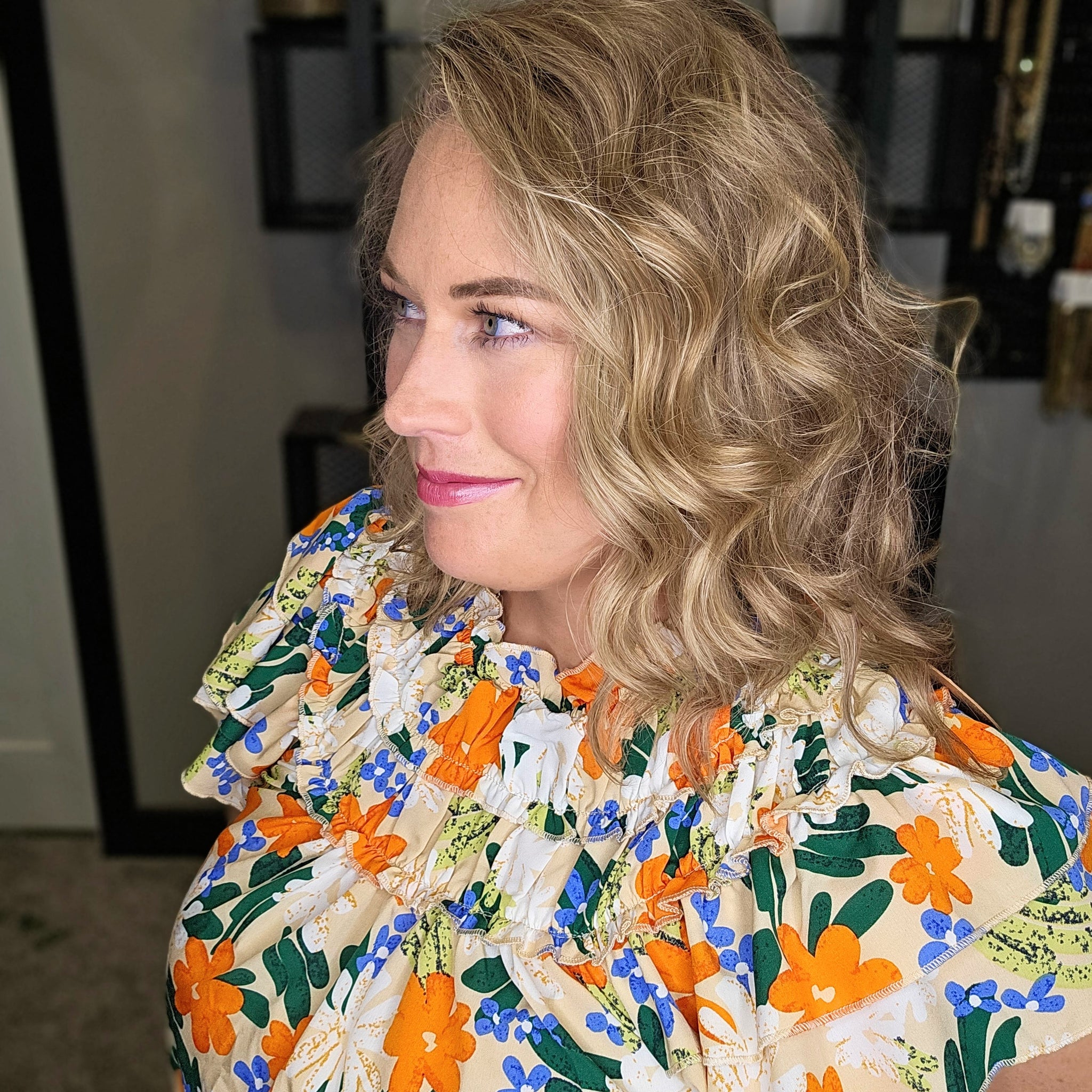 Bold Look Floral Top