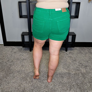 Austin Tummy Control Denim Shorts - Judy Blue