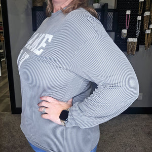 Corded GAME DAY Graphic Top